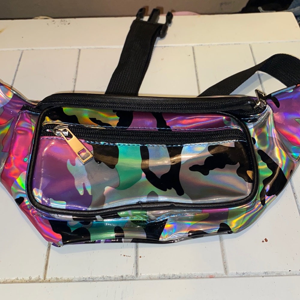 Colorful Camouflage Fanny Pack